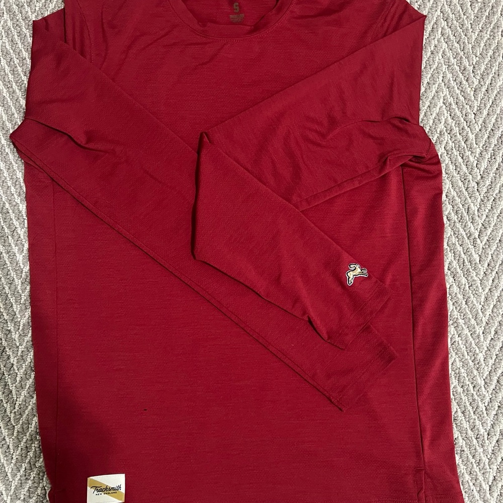Men's Red Long Sleeve Shirt